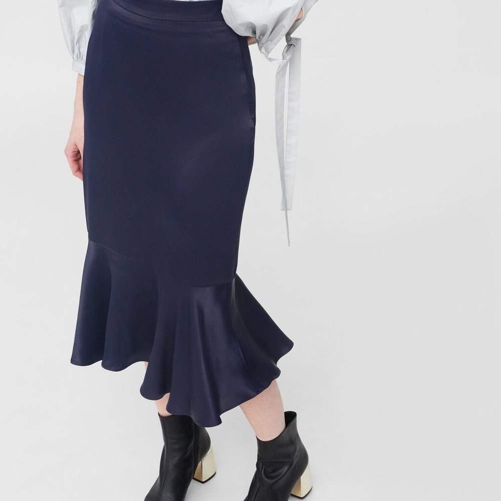 MANGO Fluted hem skirt - SEOUL